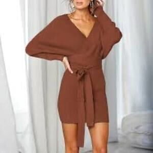 Gianni Bini mocha sweater dress